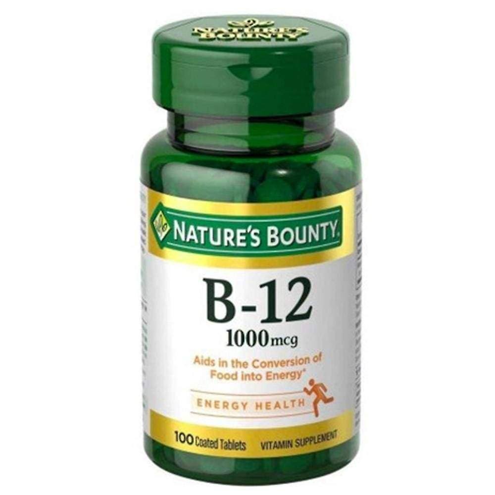 Nature's Bounty Natural Vitamin B12 Supplement - 100 Tablets