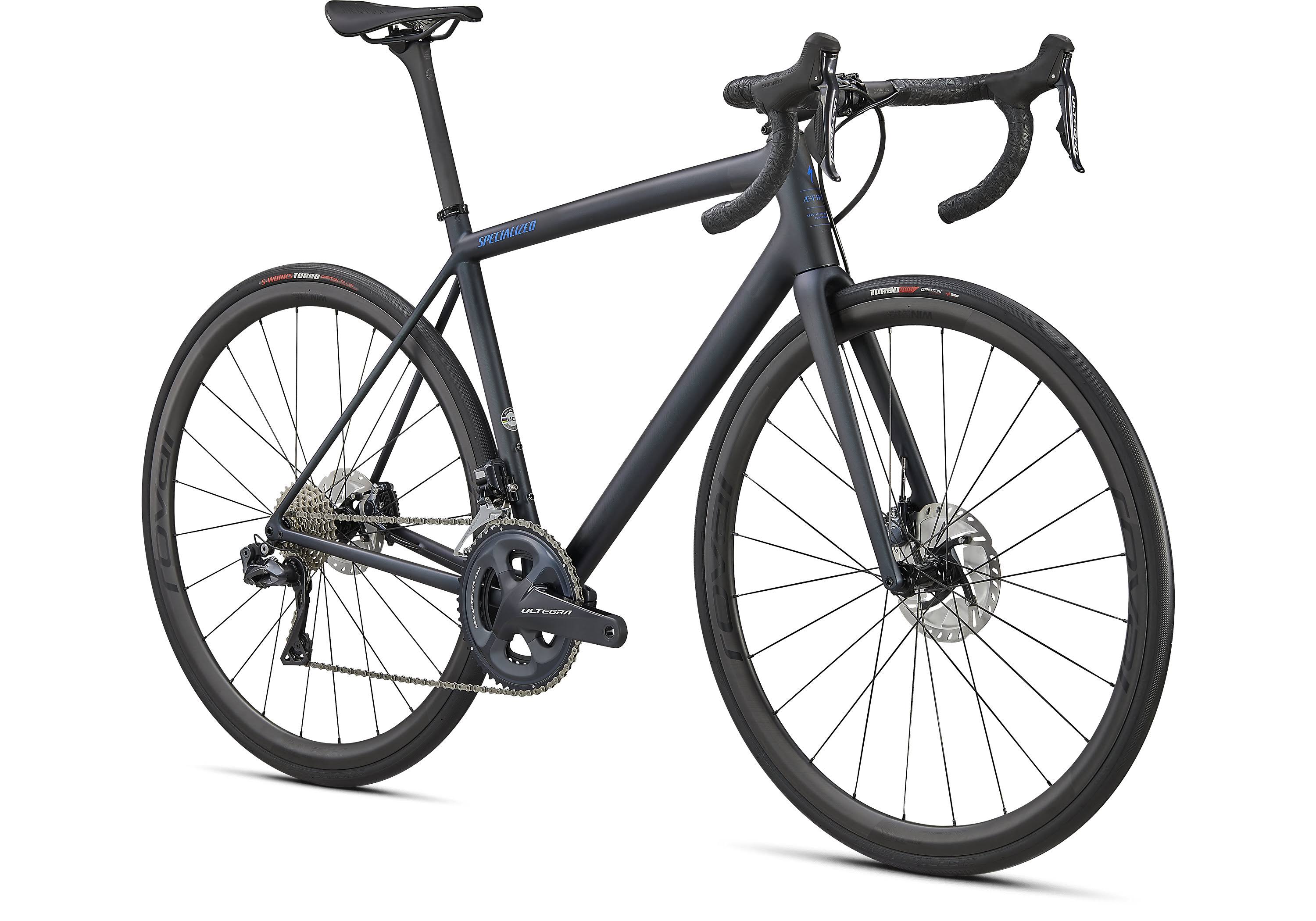 Specialized Aethos Pro Ultegra DI2 Road Bike 2021 Blue/Carbon/Cobalt