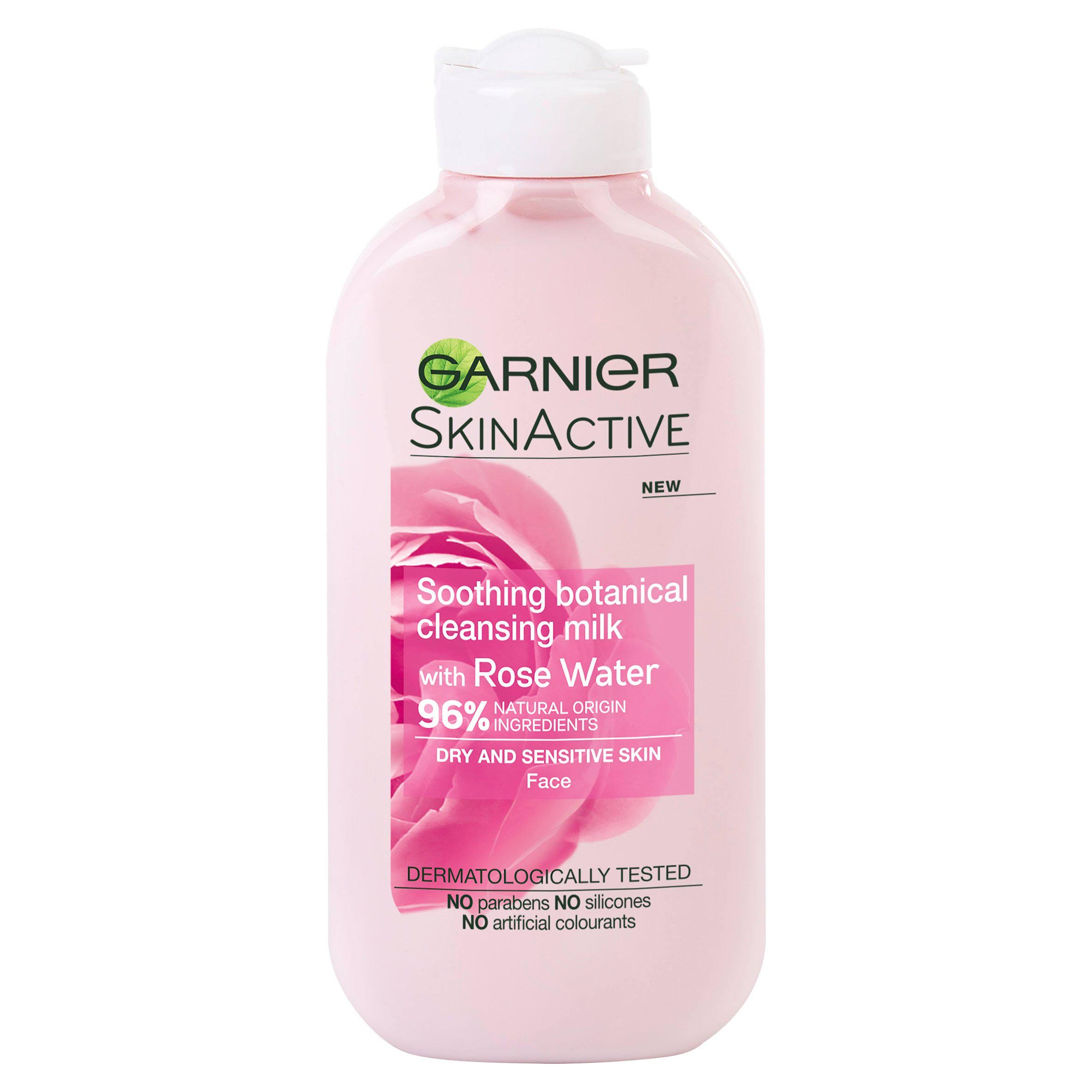 Garnier Natural Cleansing Milk - Rose Water, 200ml