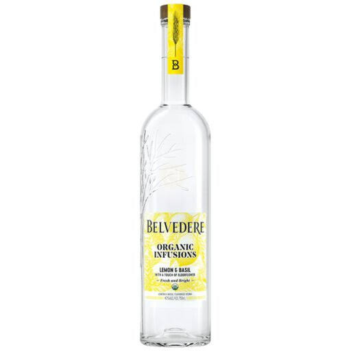 Belvedere Organic Infusions Lemon & Basil Vodka 50ml