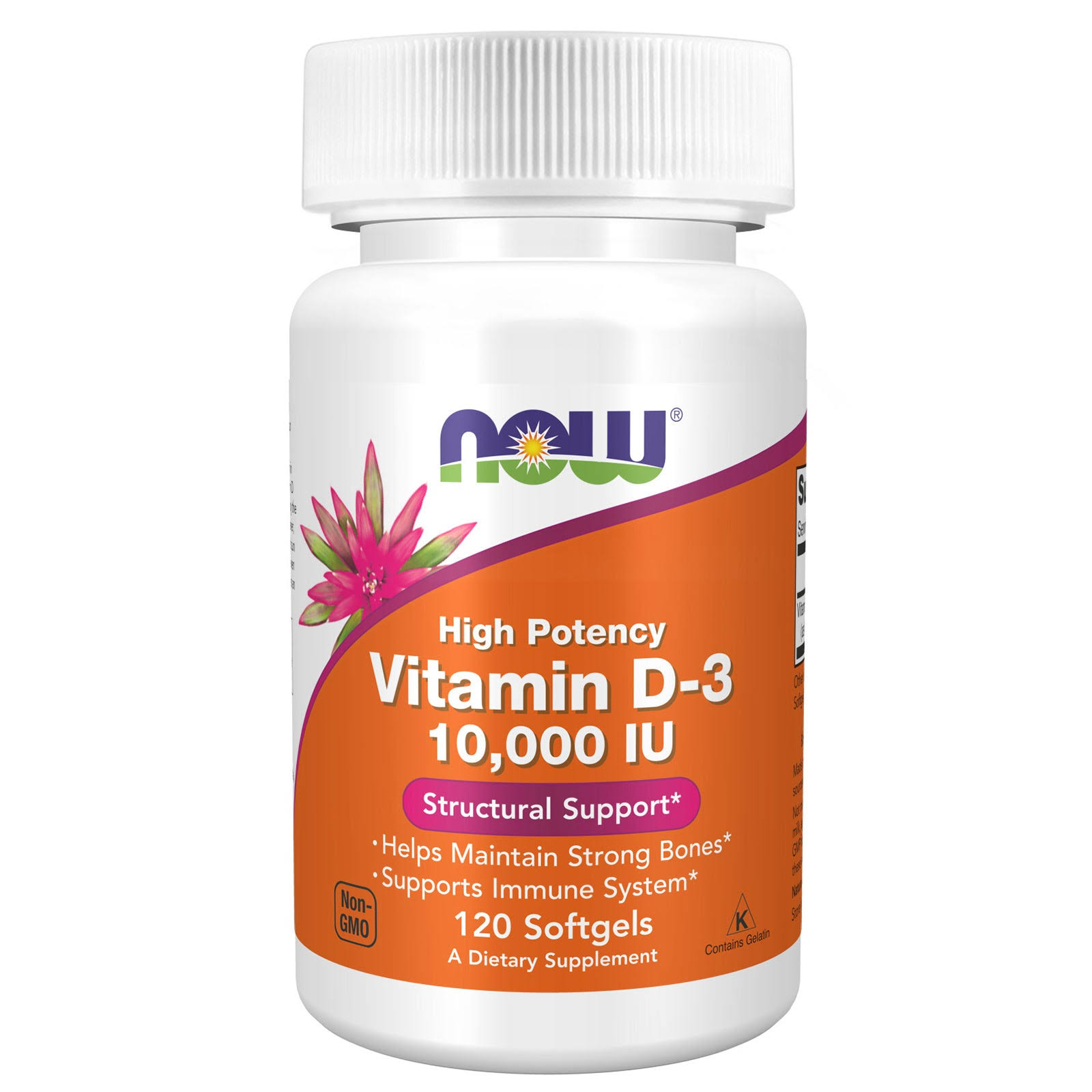 Now Foods Vitamin D-3 10,000 IU - 120 Softgels