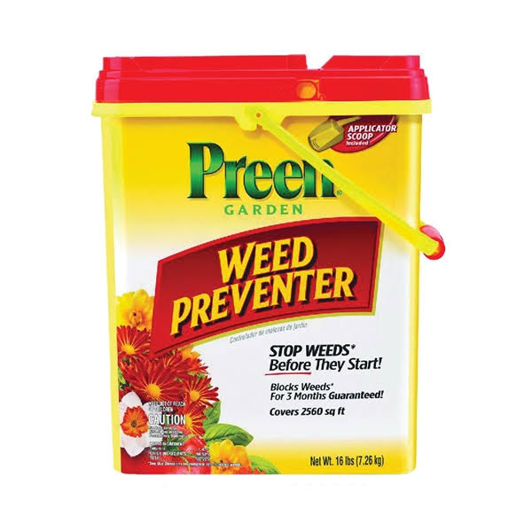 Preen Garden Weed Preventer - 16lb, Covers 2560 Square Feet