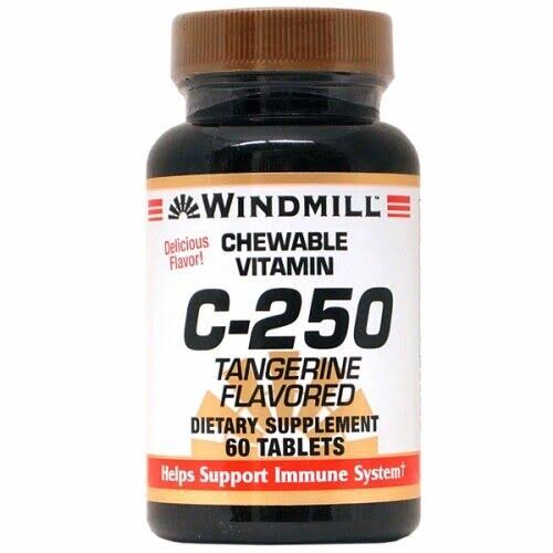 Windmill C-250 Dietary Supplement - Tangerine, 60 Tablets
