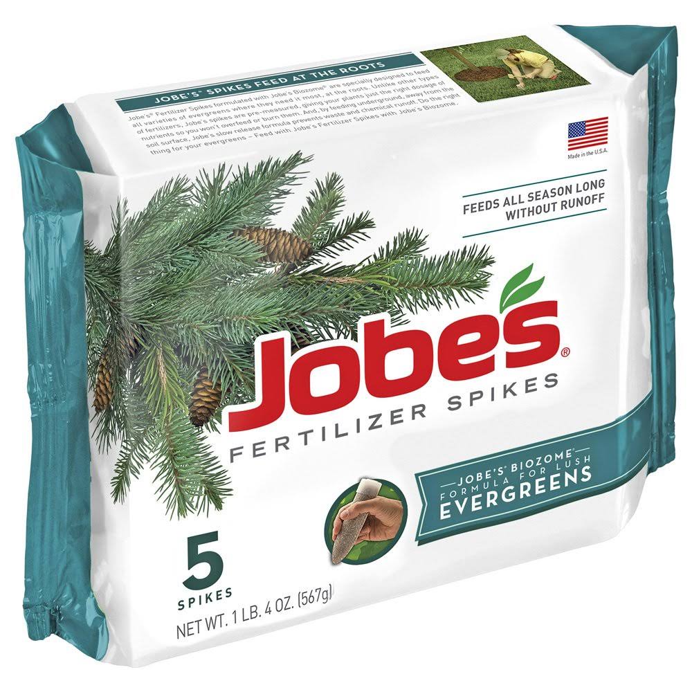 Jobes Easy Gardener 1001 Evergreen Fertilizer Spikes - 5 Pack