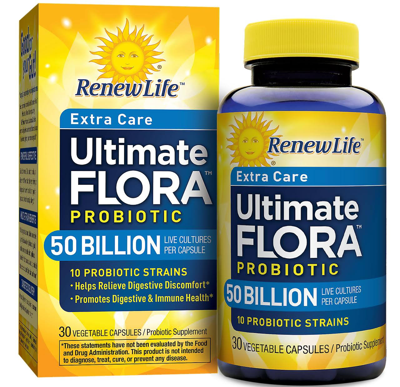 Renew Life Ultimate Flora Probiotic - 50 billion, 30 caps