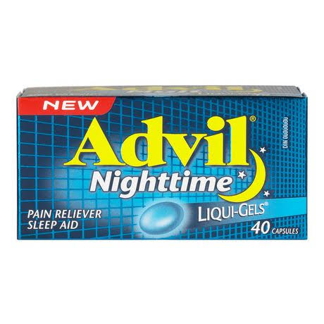 Advil Nighttime Pain Reliever - 40 Capsules
