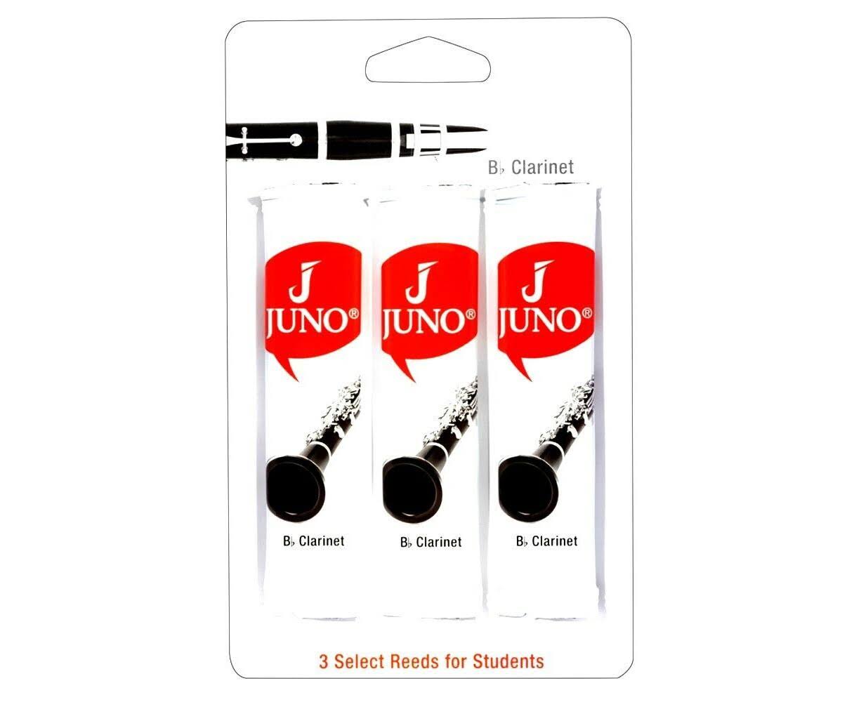 Juno Student BB Clarinet Reeds - Strength 2.5, 3 Pack