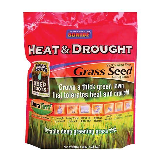 Bonide Heat and Drought Grass Seed - 3lbs