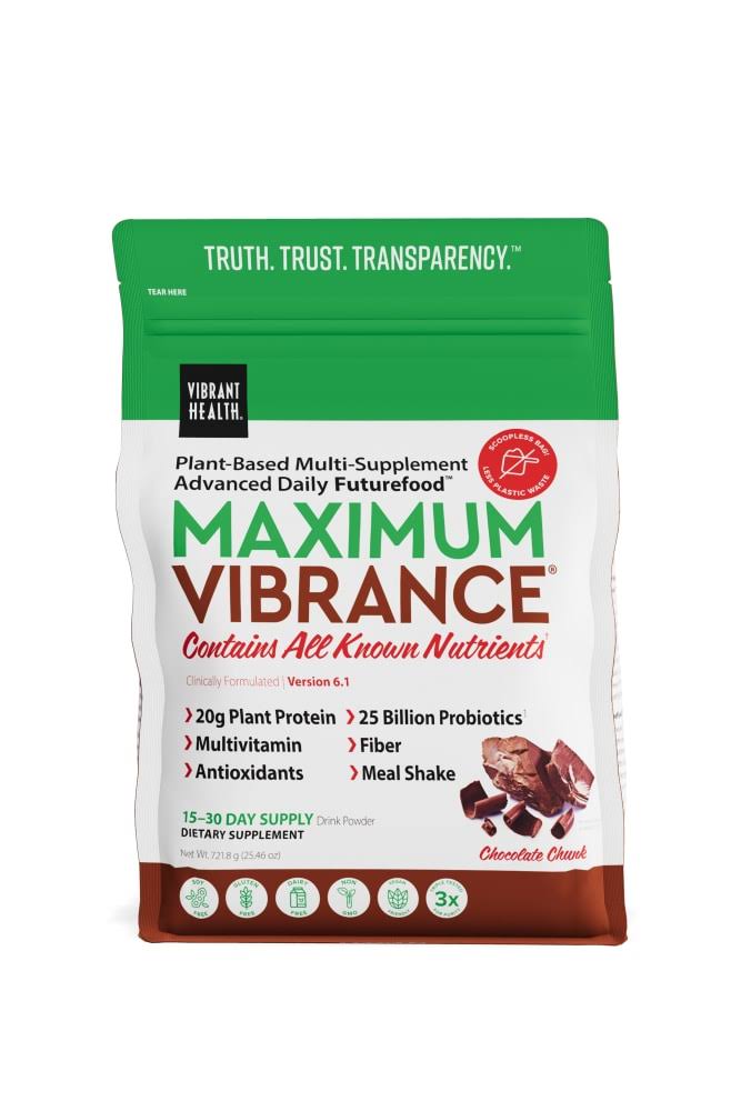 Vibrant Health Maximum Vibrance Pouch Chocolate Chunk 25.46 oz
