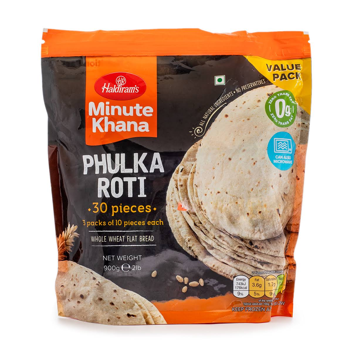 Haldiram's Phulka Roti 30 Pieces - Kalustyan's - Delivered by Mercato