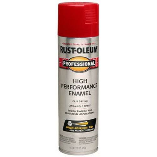 Rustoleum Professional High Performance Enamel Spray Paint - Safety Red, 440ml