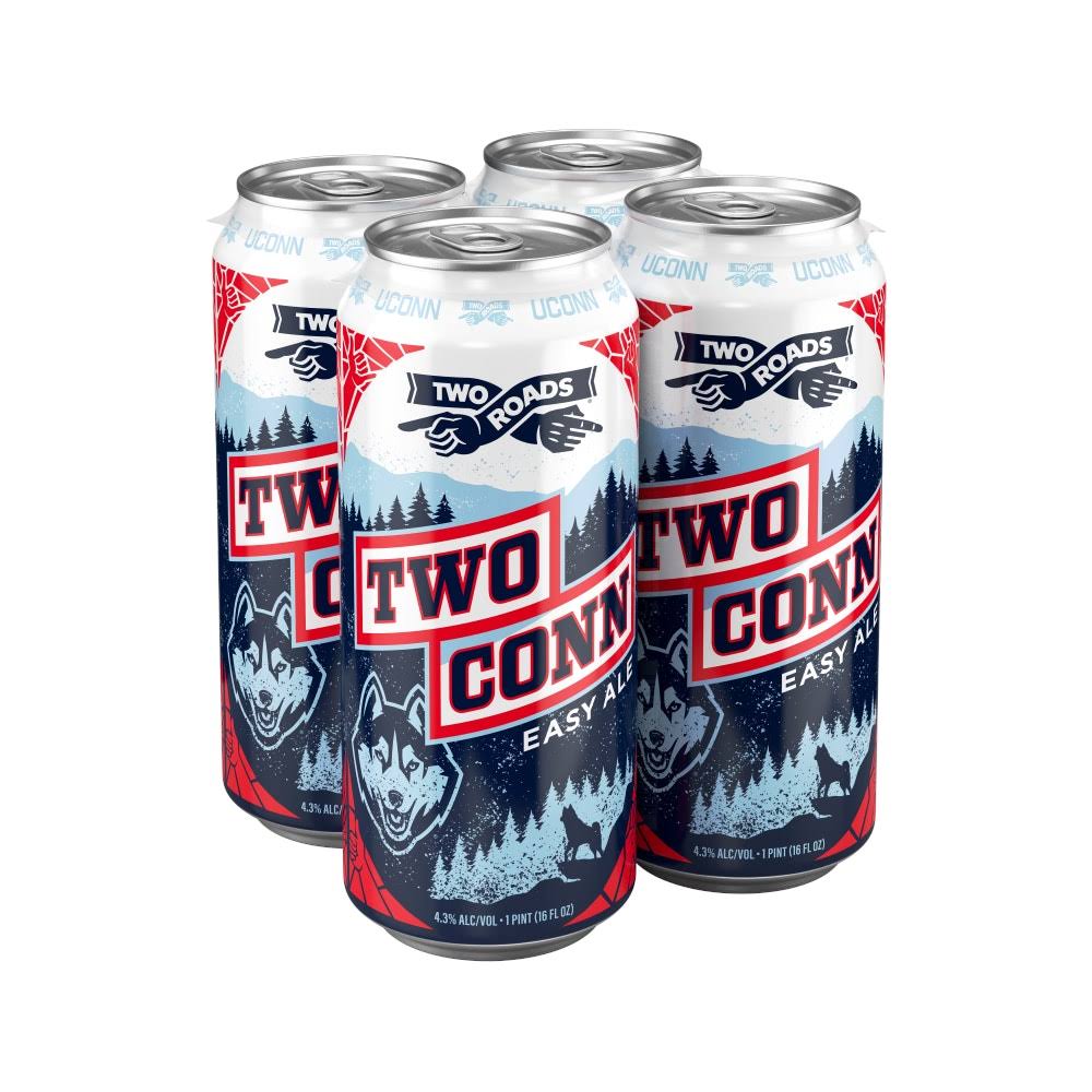Two Roads Twoconn Easy Ale - 4pk (4 Pack 16oz cans)