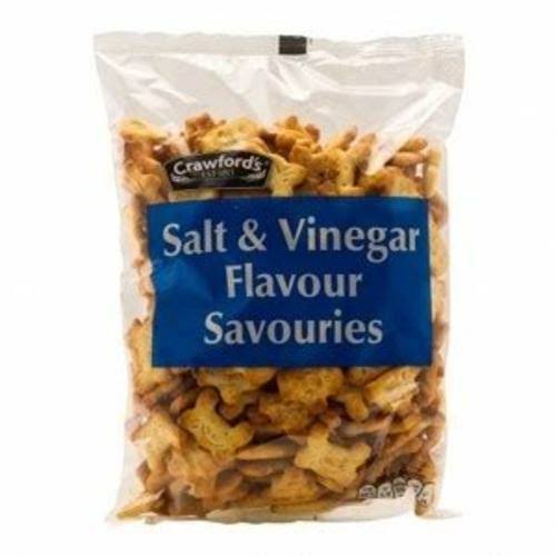 Crawford's Savouries Snack - Salt and Vinegar, 250g