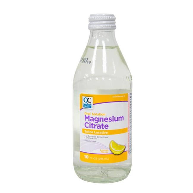 Magnesium Citrate Oral Solution - Lemon Flavor, 10oz