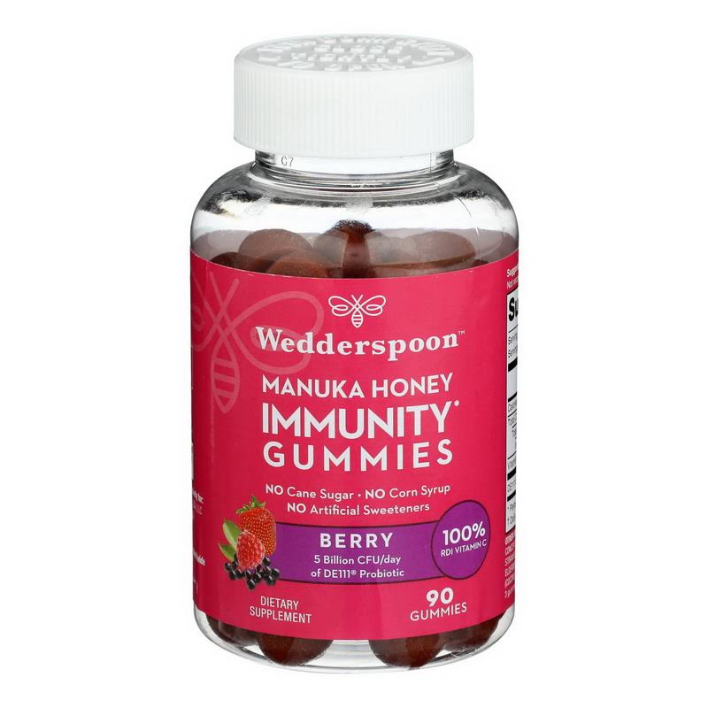 Wedderspoon, Manuka Honey Immunity Berry, 90 Gummies
