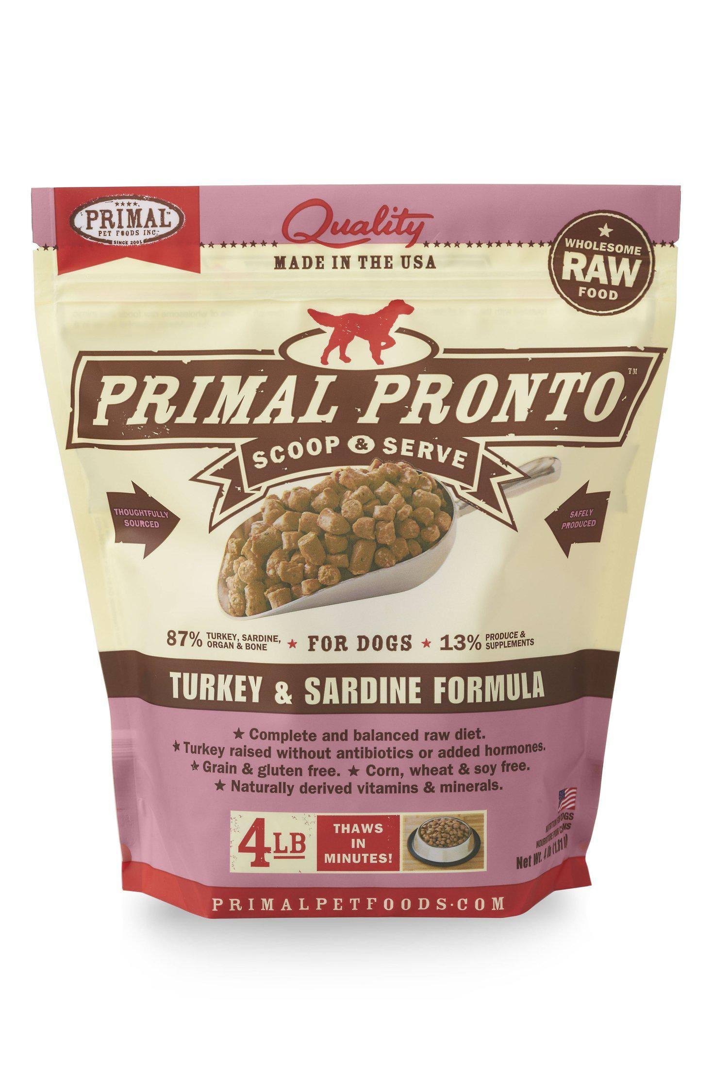Primal Pet Food Primal Ponto Dog Food - Turkey & Sardine