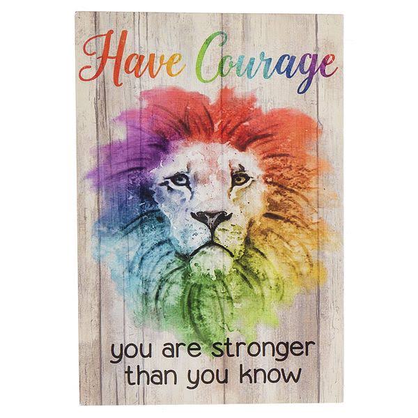 Ganz Have Courage Mini Plaque #er61783