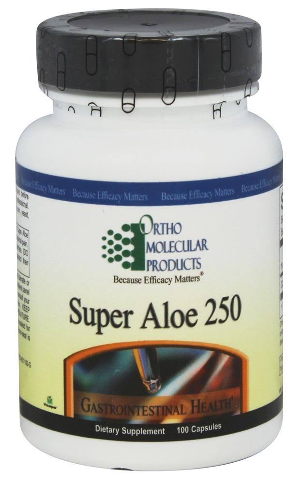 Ortho Molecular Super Aloe 250 Dietary Supplement - 100ct