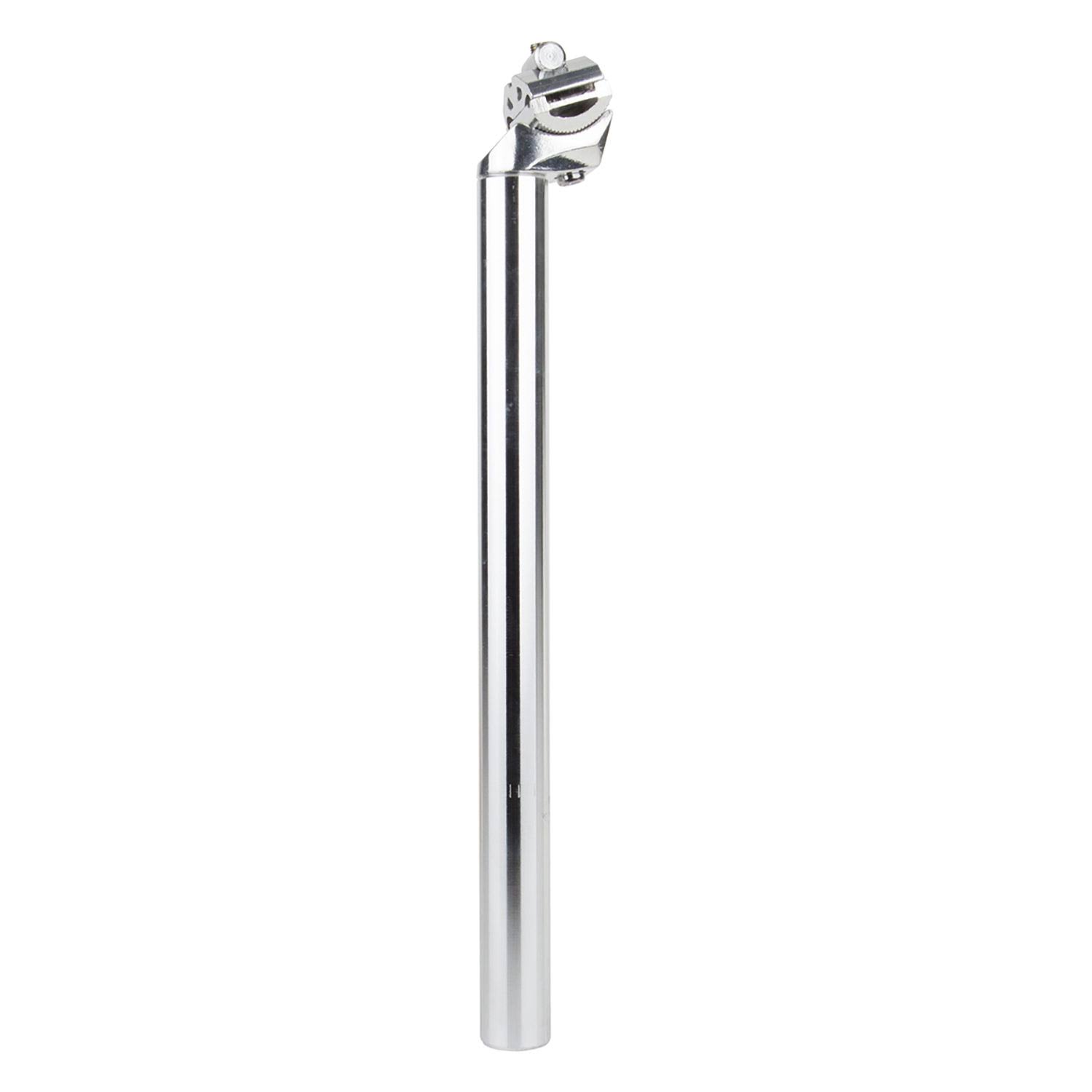 Sunlite Classic Alloy Seat Post - with Clamp, 350mm, Silver, 27.0 x 350mm