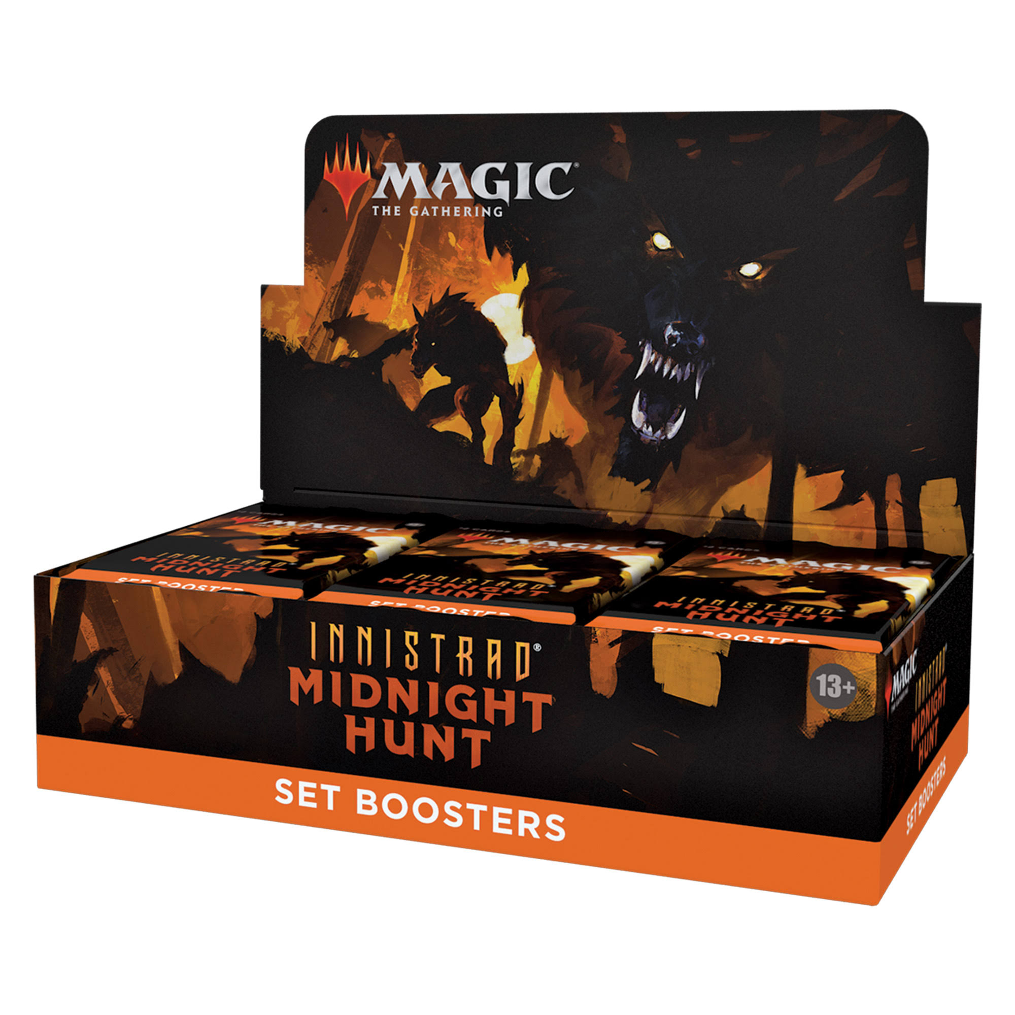 Magic: The Gathering Innistrad: Midnight Hunt Set Booster Box | 30 Pac