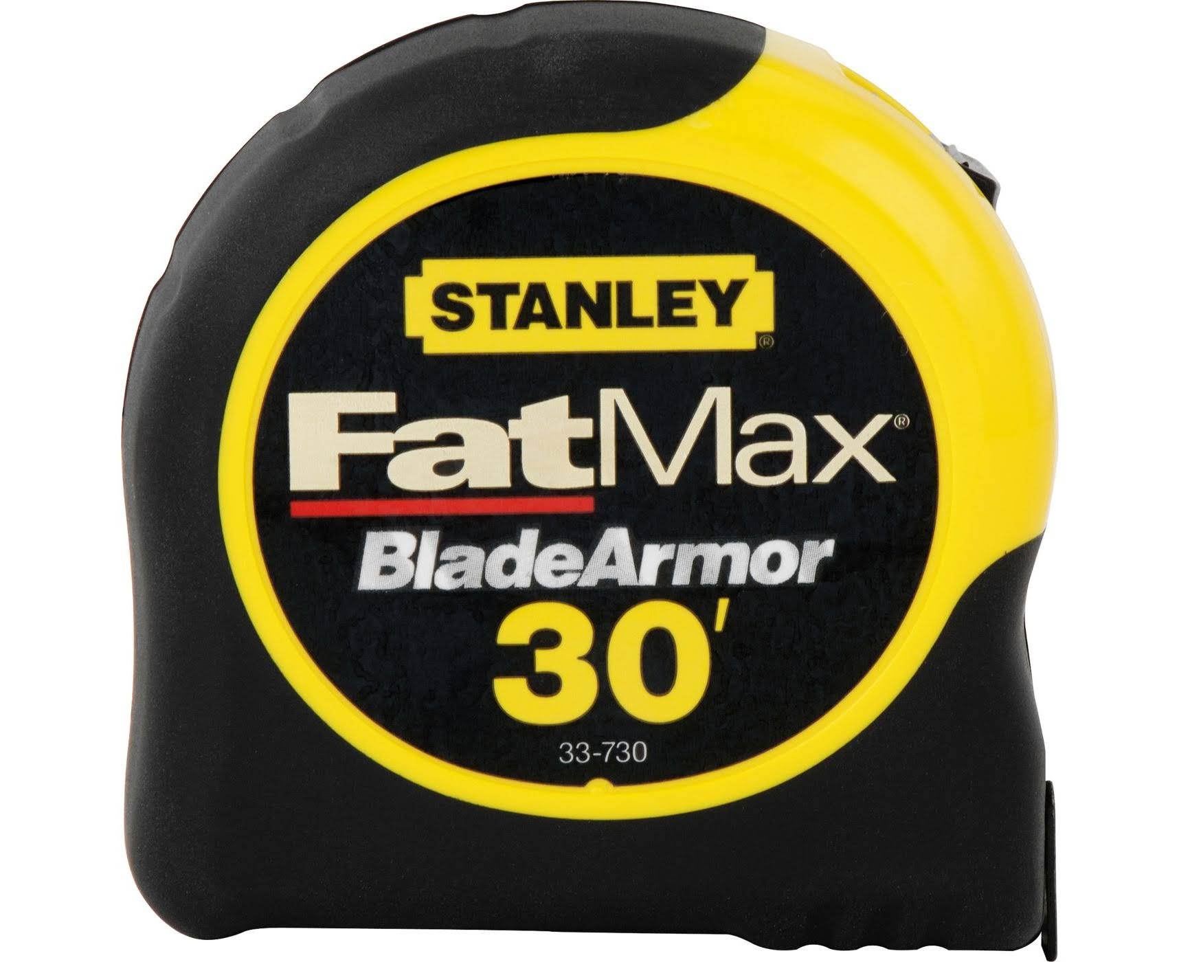 Stanley FatMax Measuring Tape - 30', Yellow and Black