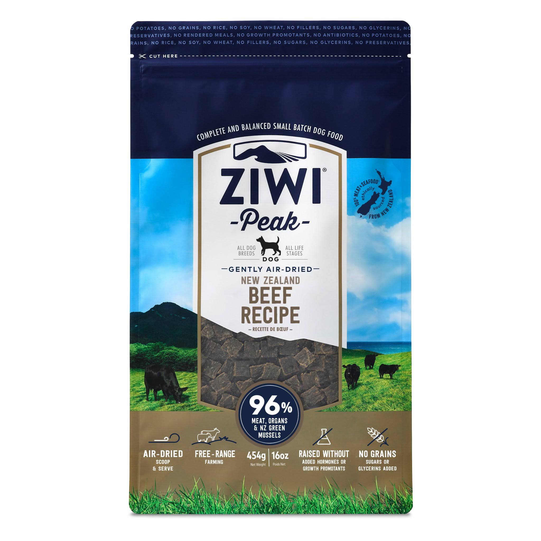ZiwiPeak Air Dried Dog Food - Beef