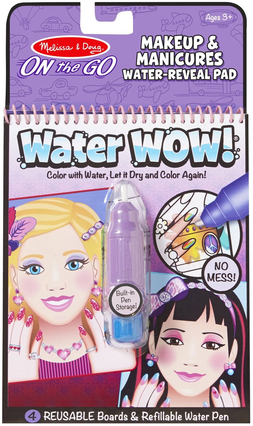 Melissa And Doug Water Wow Activity Toy Kit - Make-up and Manicures