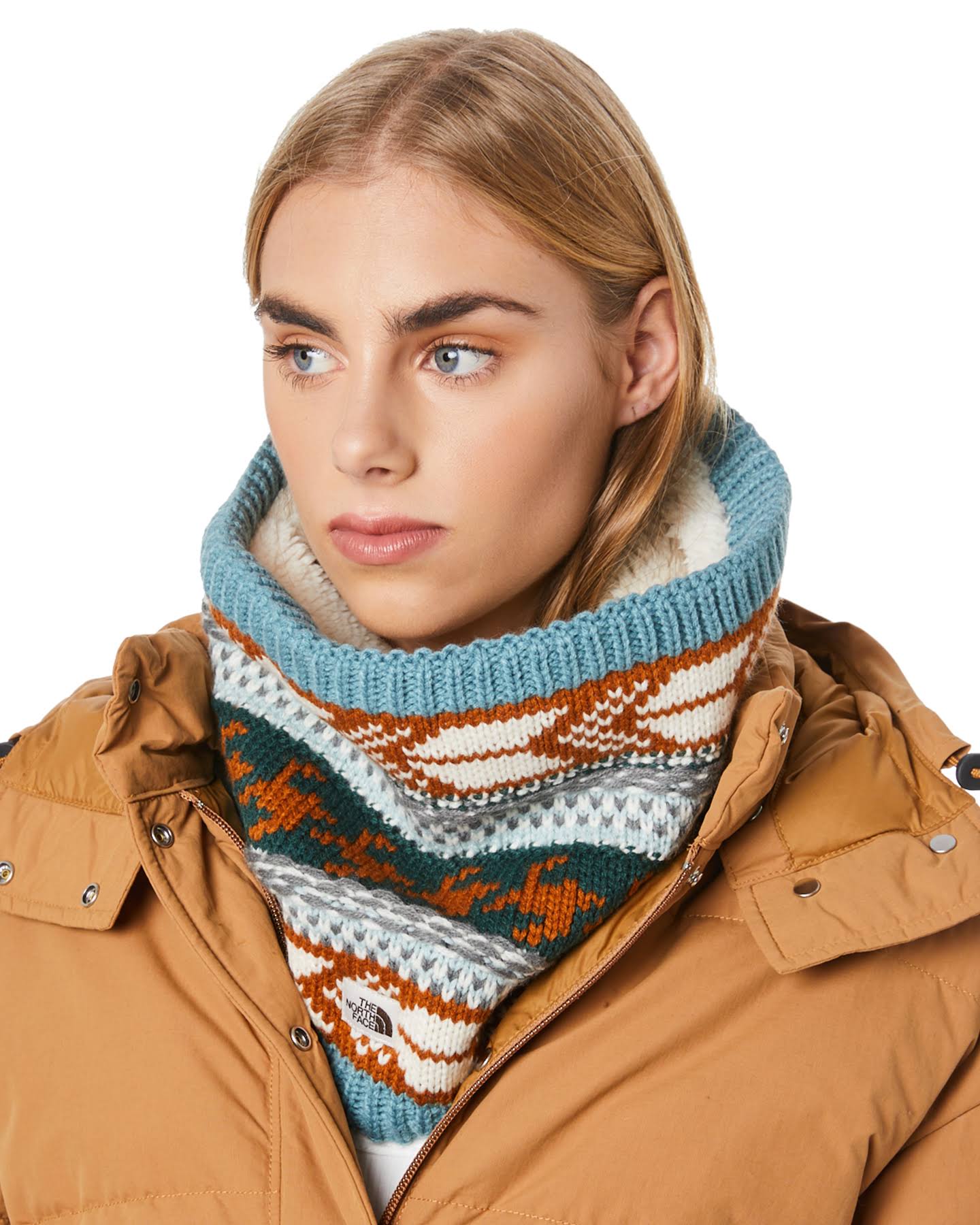The North Face Chunky Tube Scarf Ponderosa Green Mul