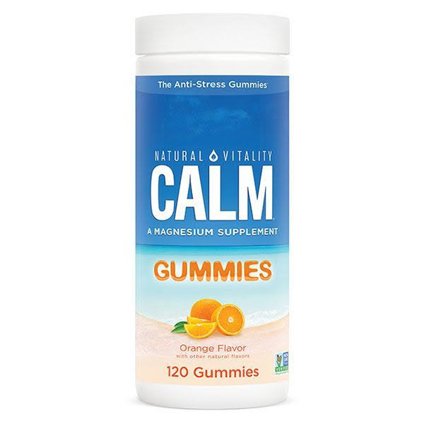 Natural Vitality - Calm Gummies Orange Flavor - 120 Gummies