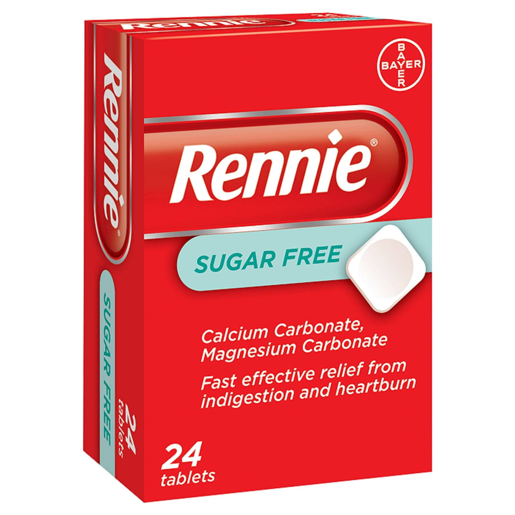 Rennie Sugar Free 24 Tablets
