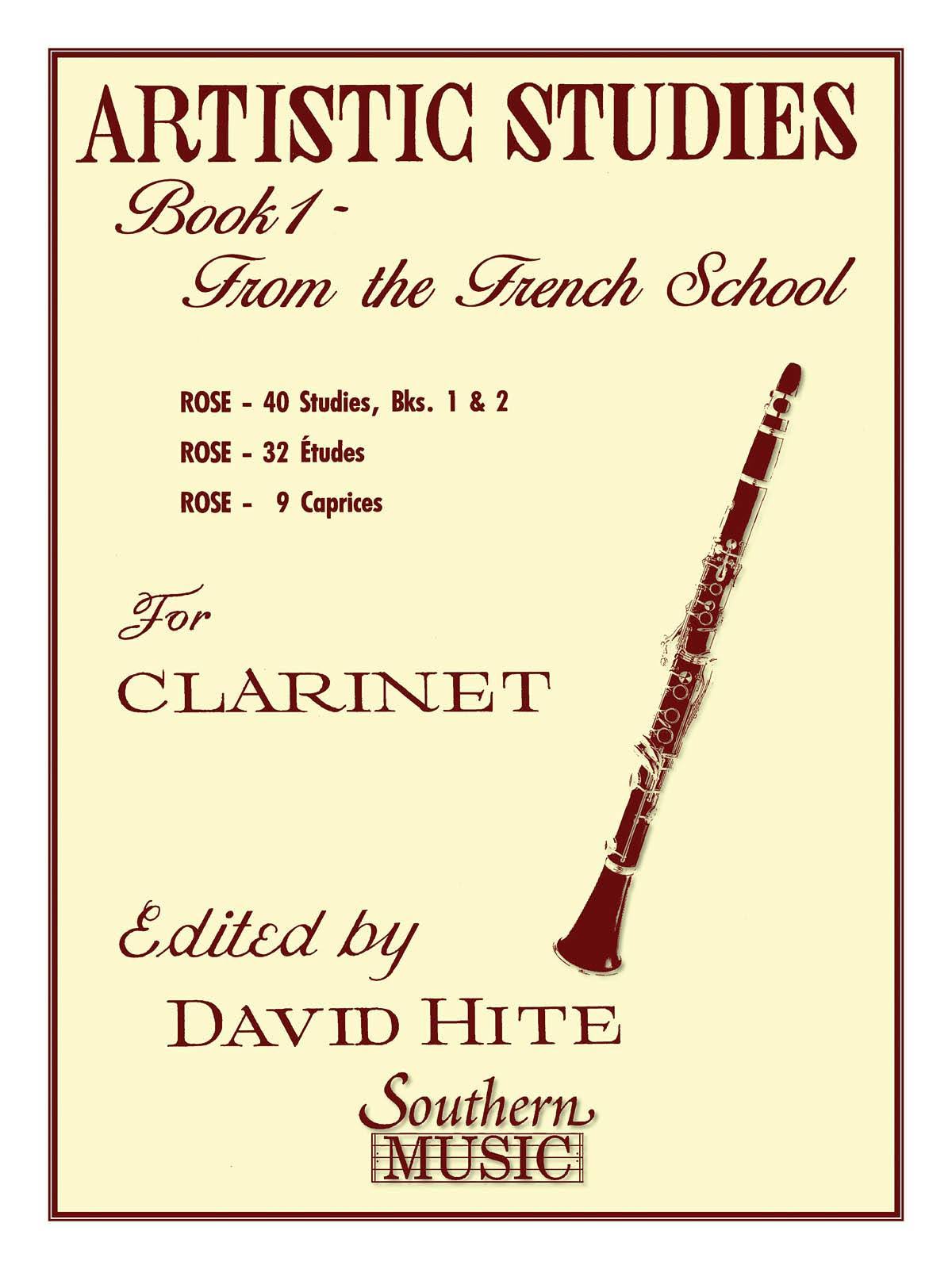 Artistic Studies for Clarinet, Book 1 : From the French School - David Hite (ed)