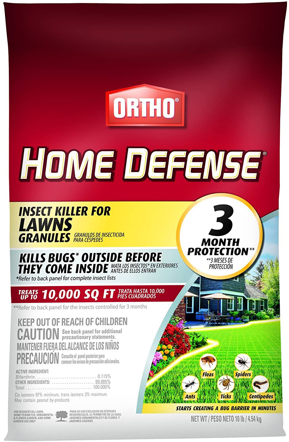 Ortho Home Defense Insect Killer for Lawns Granules - 10lb