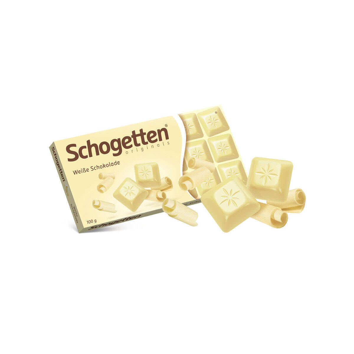 Shogetten White Chocolate Bar - 100g, 3pk