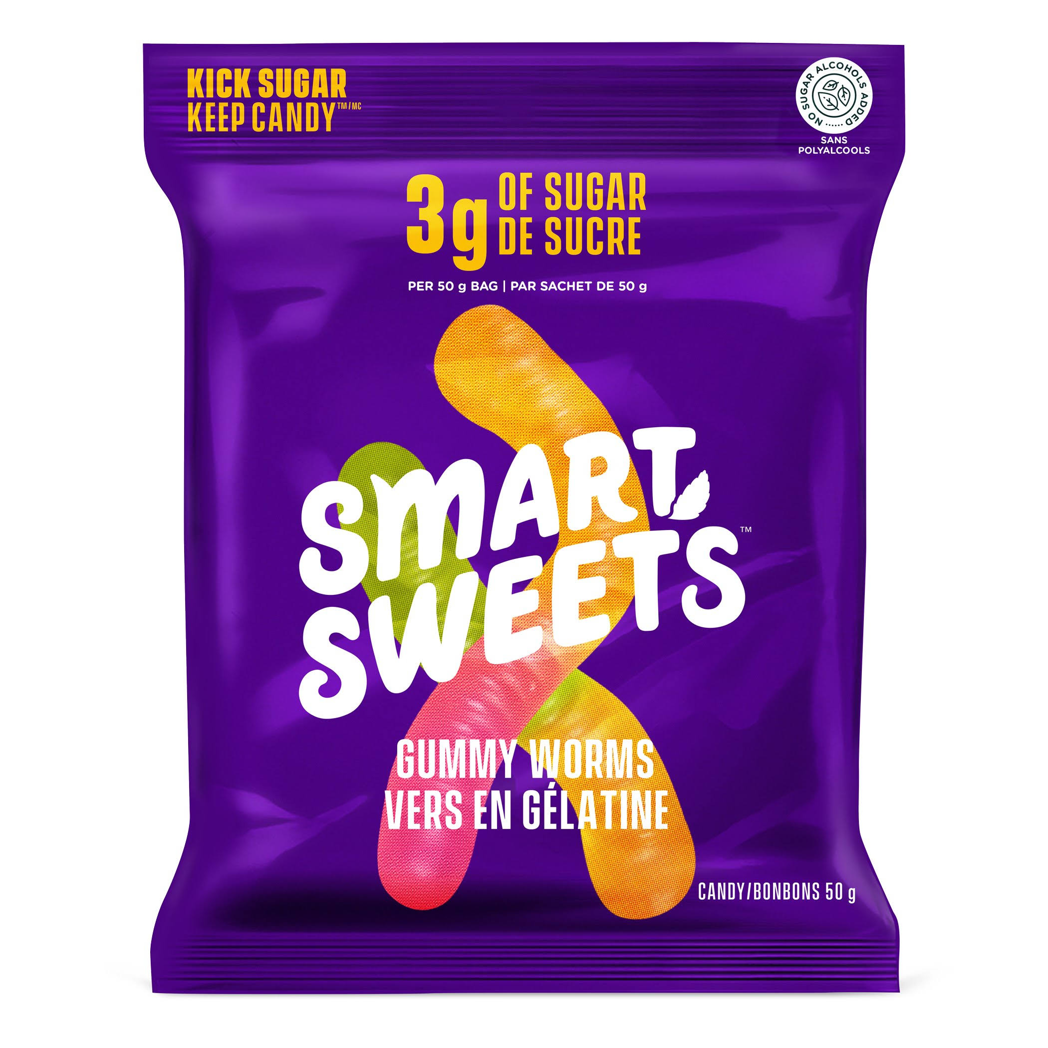 Smart Sweets - Gummy Worms 50 grams