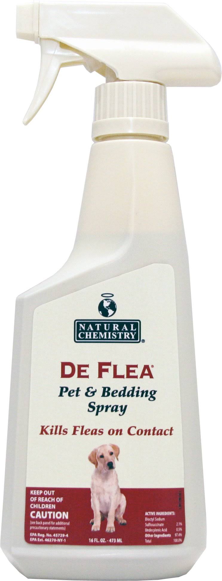 Natural Chemistry De Flea Pet and Bedding Spray - 16oz