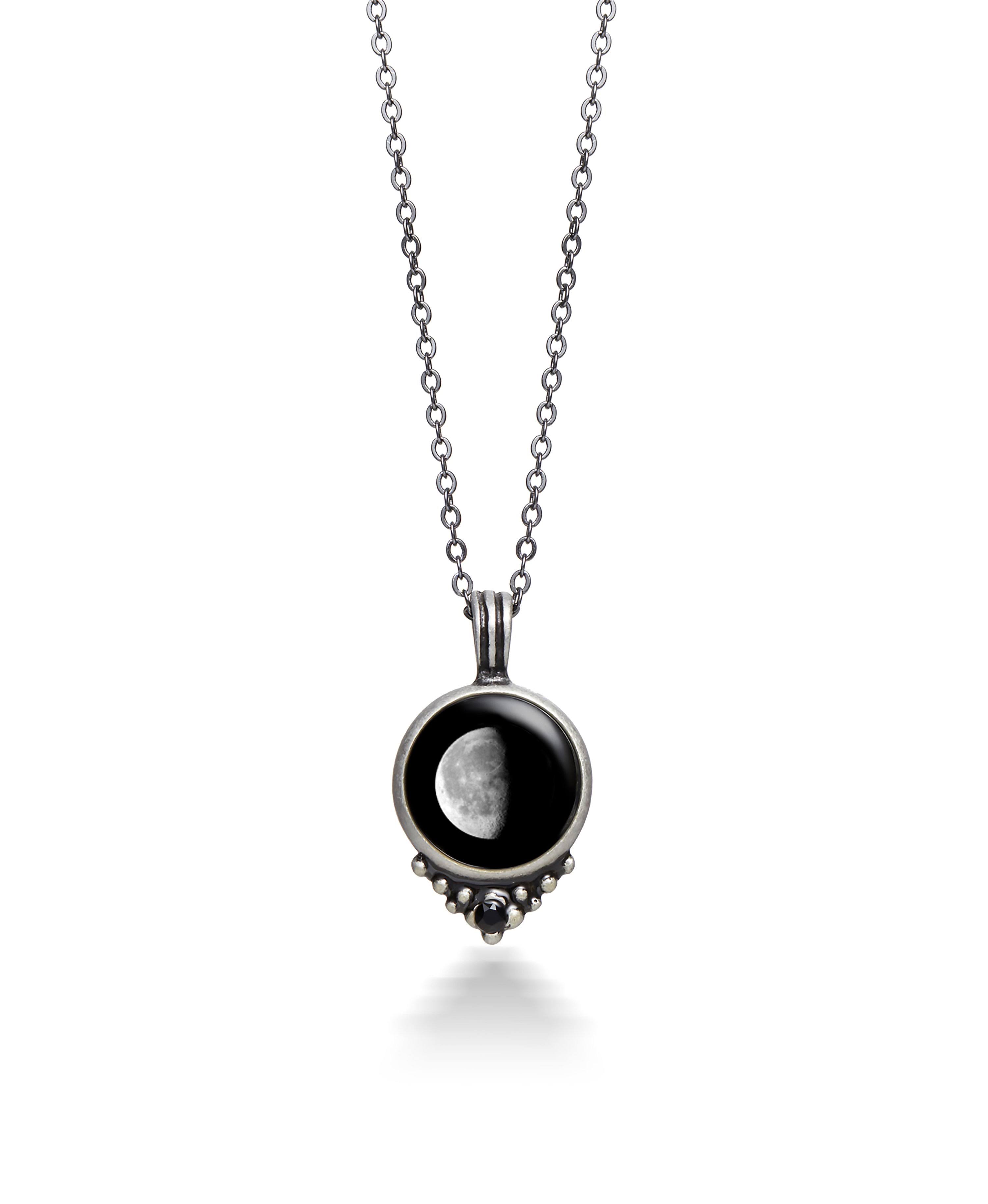 Moonglow Pewter Necklace 5D