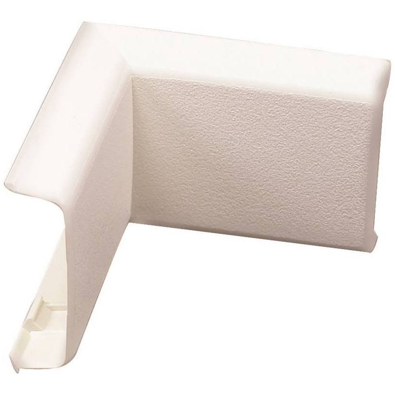 Wiremold Legrand On-Wall PVC Inside Elbow - Ivory, #NM7