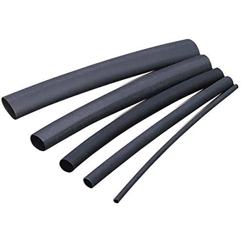 GB Heat Shrink Tubing - Black, 8 Pack