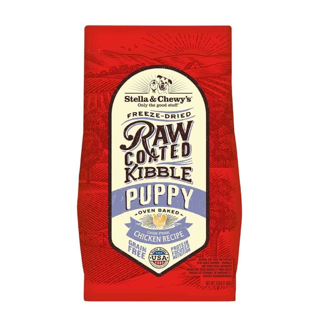 Stella & Chewy's Raw Coated Kibble Cage-Free Chicken Recipe Puppy Grain-Free Dry Dog Food