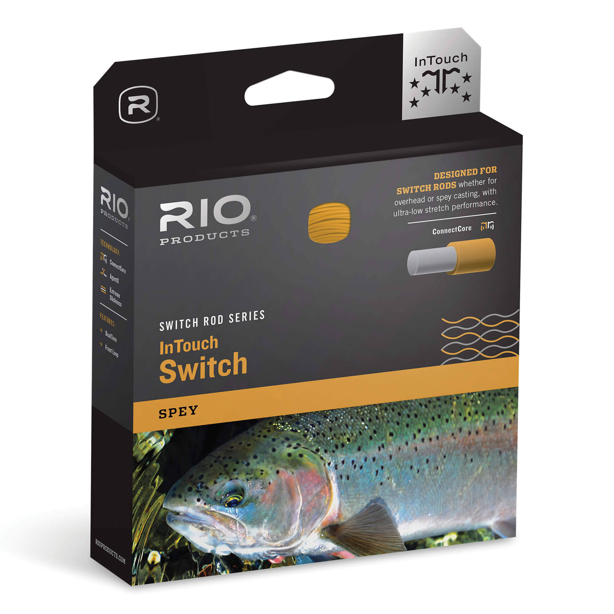 Rio InTouch Switch Fly Fishing Line - Beige/Pale Green, 100', Size 7/8F