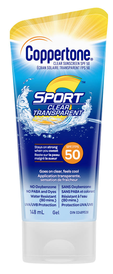 Coppertone Sport Clear Sunscreen Lotion Spf 50 148.0 mL