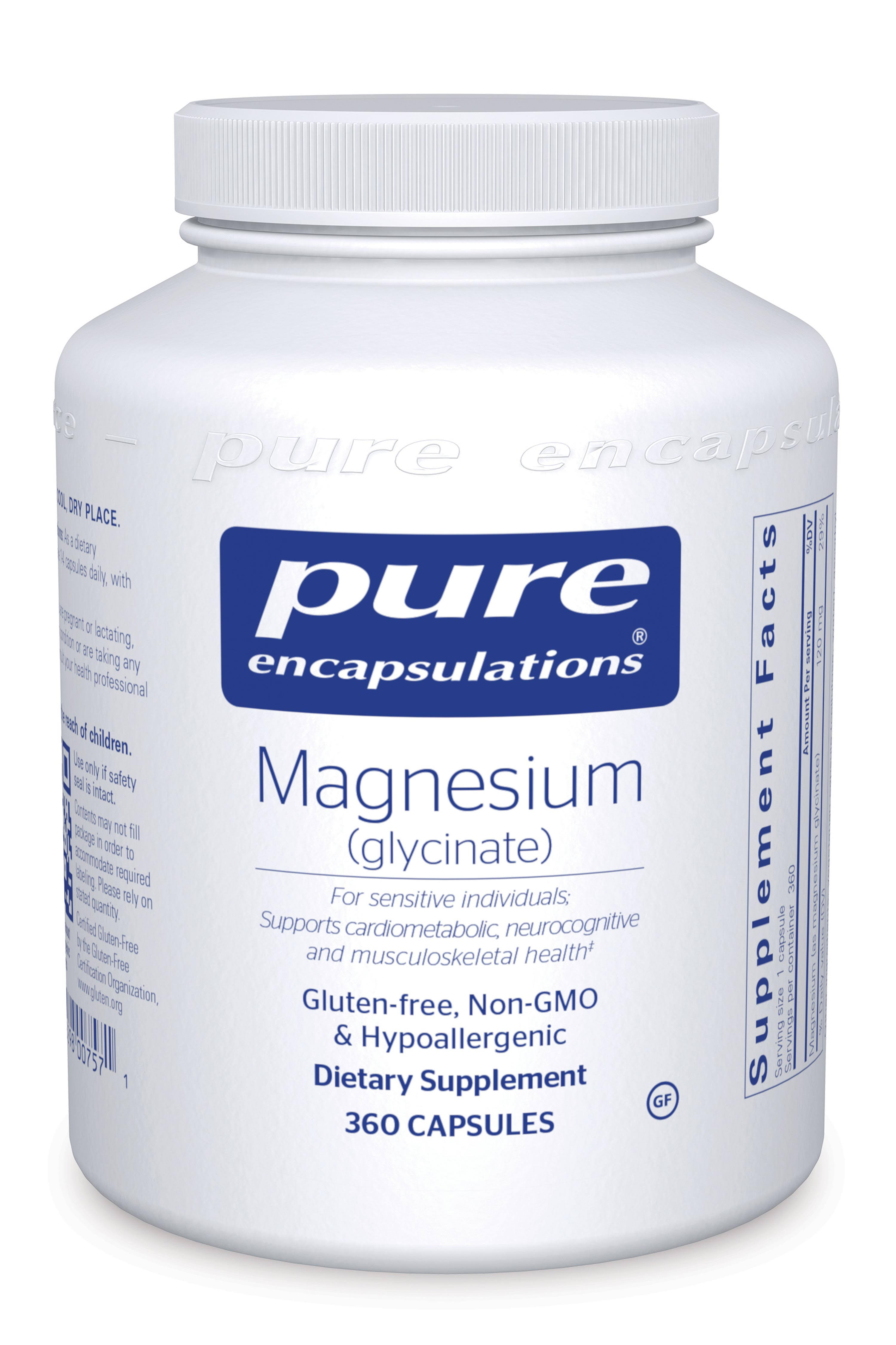 Pure Encapsulations Magnesium Glycinate Supplement - 360ct