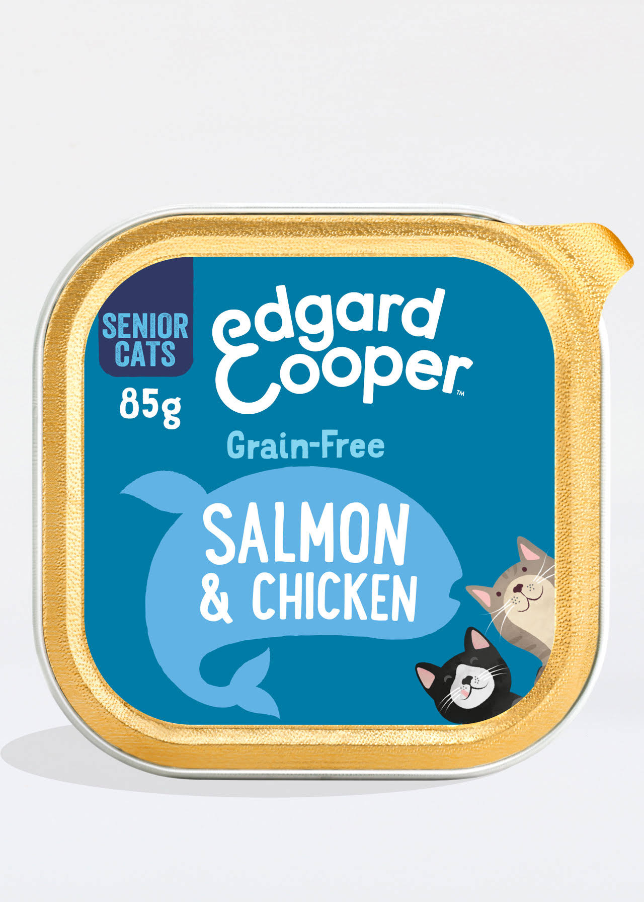 Edgard & Cooper Wet Cat Food: Senior Salmon & Chicken 85g