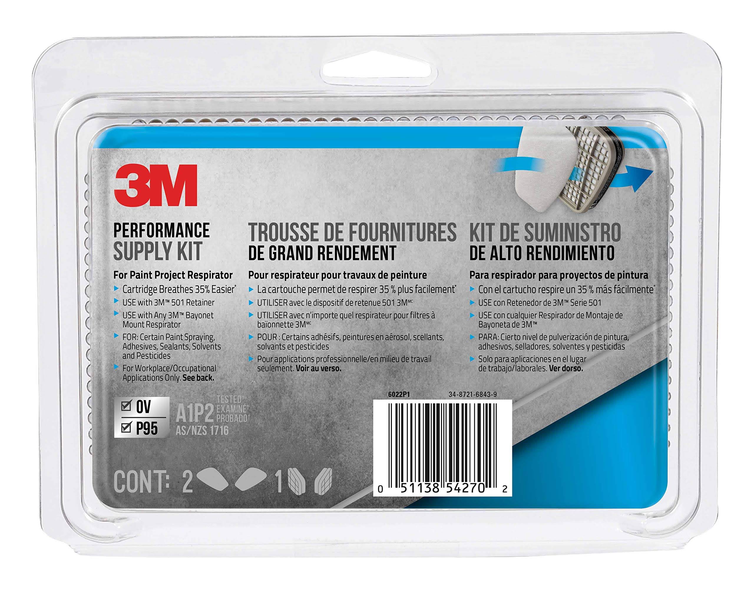 3M Respirator Replacement Filters Kit