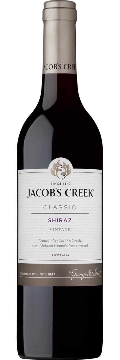 Jacob's Creek Shiraz, South Eastern Australia, Vintage 2002 - 750 ml