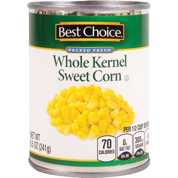 Best Choice Whole Kernel Sweet Corn - 8.5 oz