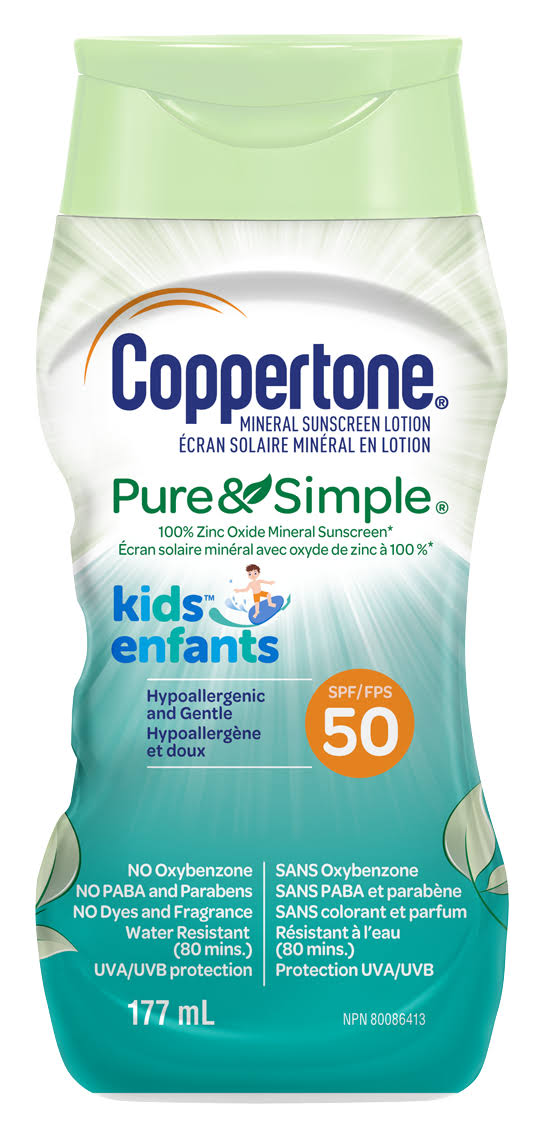 Coppertone Pure&smpl Kids SPF50