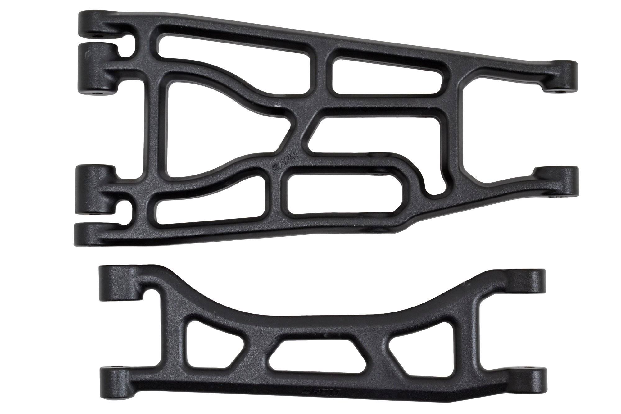 RPM RC Products X-Maxx Upper and Lower A-Arm - Black