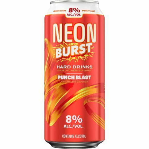 Neon Burst Punch Blast Hard Drinks 25oz Single Can 8.0% ABV