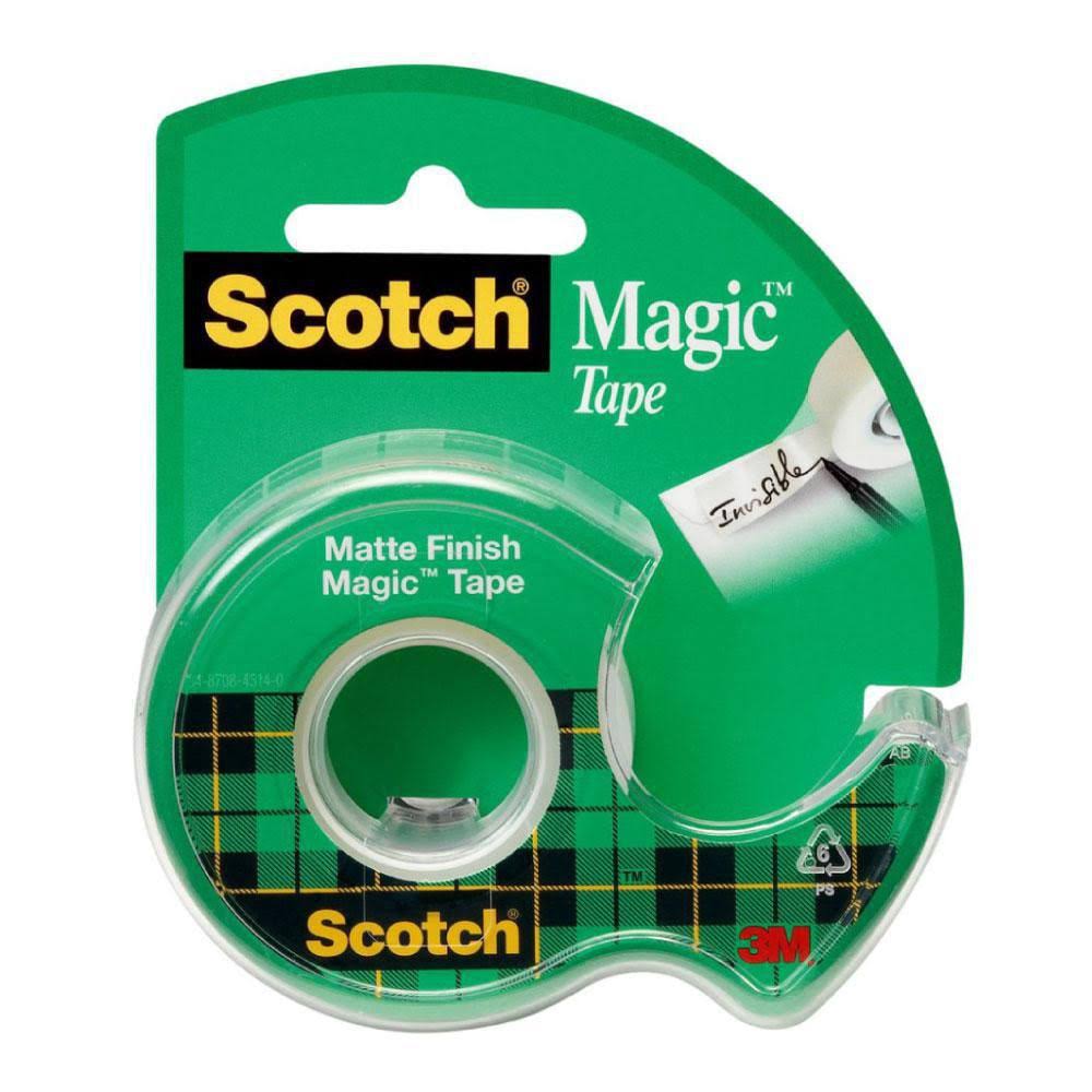 3M Scotch Magic Tape - 0.75" x 25'